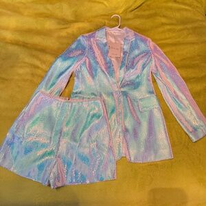 Mew Mews Sequin Blazer Set